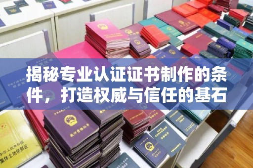 前进揭秘专业认证证书制作的条件，打造权威与信任的基石