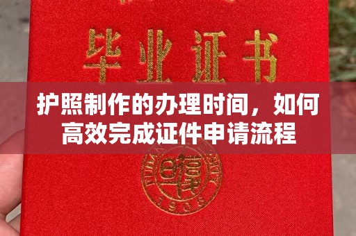 前进护照制作的办理时间，如何高效完成证件申请流程