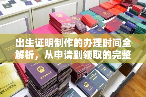 前进出生证明制作的办理时间全解析，从申请到领取的完整指南